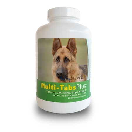 Healthy Breeds German Shepherd Multi-Tabs Plus Chewable Tablets, 180PK 840235140250